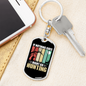 Nothing Is Right Hunter'S Keychain Gift Stainless Steel or 18k Gold Dog Tag Keyring-Express Your Love Gifts