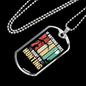 Nothing Is Right Hunting Necklace Stainless Steel or 18k Gold Dog Tag 24" Chain-Express Your Love Gifts