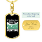 Nothing Right Go Hunter'S Keychain Gift Stainless Steel or 18k Gold Dog Tag Keyring-Express Your Love Gifts