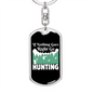 Nothing Right Go Hunter'S Keychain Gift Stainless Steel or 18k Gold Dog Tag Keyring-Express Your Love Gifts