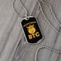 Notorious BTC Crypto Necklace Stainless Steel or 18k Gold Dog Tag 24" Chain-Express Your Love Gifts