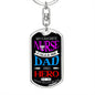 Nurse Dad Dog Tag Pendant Keychain Stainless Steel or 18k Gold-Express Your Love Gifts