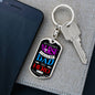 Nurse Dad Dog Tag Pendant Keychain Stainless Steel or 18k Gold-Express Your Love Gifts