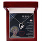 Nurse Forever Healthcare Medical Worker Nurse Appreciation Gift Necklace w Message Card-Express Your Love Gifts