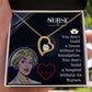 Nurse Forever Healthcare Medical Worker Nurse Appreciation Gift Necklace w Message Card-Express Your Love Gifts