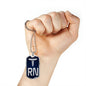 Nurse Gift Caduceus Necklace Dog Tag Stainless Steel or 18k Gold Dog Tag W 24"-Express Your Love Gifts
