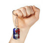 Nurse Gift Patriotic Nurse Stainless Steel or 18k Gold Dog Tag W 24"-Express Your Love Gifts