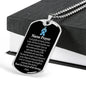 Nurse Prayer Pendant Stainless Steel or 18k Gold Dog Tag W 24"Chain-Express Your Love Gifts