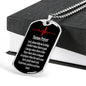 Nurse's Prayer Gift Stainless Steel or 18k Gold Dog Tag 24"-Express Your Love Gifts