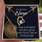 Nurses are Like Angels Healthcare Medical Worker Nurse Appreciation Gift Forever Necklace w Message Card-Express Your Love Gifts