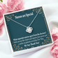 Nurses are Special Healthcare Medical Worker Nurse Appreciation Gift Infinity Knot Necklace Message Card-Express Your Love Gifts