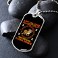 Obedience Loyalty Necklace Stainless Steel or 18k Gold Dog Tag 24" Chain-Express Your Love Gifts