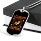 Obedience Loyalty Necklace Stainless Steel or 18k Gold Dog Tag 24" Chain-Express Your Love Gifts