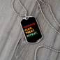 Observe Click Treat Repeat Necklace Stainless Steel or 18k Gold Dog Tag 24" Chain-Express Your Love Gifts