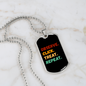 Observe Click Treat Repeat Necklace Stainless Steel or 18k Gold Dog Tag 24" Chain-Express Your Love Gifts