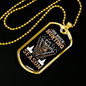 Oh Buck Hunting Season Necklace Stainless Steel or 18k Gold Dog Tag 24" Chain-Express Your Love Gifts