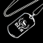 Oh Deer Necklace Stainless Steel or 18k Gold Dog Tag 24" Chain-Express Your Love Gifts