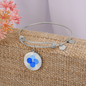 OK Blockchain (OKB) Bracelet Stainless Steel or 18k Gold Circle Bangle-Express Your Love Gifts
