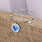 OK Blockchain (OKB) Bracelet Stainless Steel or 18k Gold Circle Bangle-Express Your Love Gifts