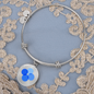 OK Blockchain (OKB) Bracelet Stainless Steel or 18k Gold Circle Bangle-Express Your Love Gifts