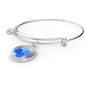 OK Blockchain (OKB) Bracelet Stainless Steel or 18k Gold Circle Bangle-Express Your Love Gifts