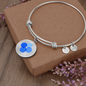 OK Blockchain (OKB) Bracelet Stainless Steel or 18k Gold Circle Bangle-Express Your Love Gifts
