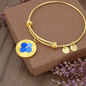 OK Blockchain (OKB) Bracelet Stainless Steel or 18k Gold Circle Bangle-Express Your Love Gifts