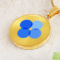 OK Blockchain (OKB) Circle Necklace Stainless Steel or 18k Gold 18-22"-Express Your Love Gifts