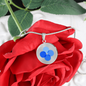 OK Blockchain (OKB) Circle Necklace Stainless Steel or 18k Gold 18-22"-Express Your Love Gifts