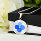 OK Blockchain (OKB) Circle Necklace Stainless Steel or 18k Gold 18-22"-Express Your Love Gifts