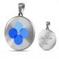 OK Blockchain (OKB) Circle Necklace Stainless Steel or 18k Gold 18-22"-Express Your Love Gifts
