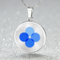OK Blockchain (OKB) Circle Necklace Stainless Steel or 18k Gold 18-22"-Express Your Love Gifts