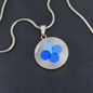 OK Blockchain (OKB) Circle Necklace Stainless Steel or 18k Gold 18-22"-Express Your Love Gifts