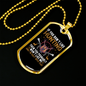 Okay Hunting Necklace Stainless Steel or 18k Gold Dog Tag 24" Chain-Express Your Love Gifts