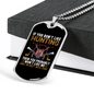 Okay Hunting Necklace Stainless Steel or 18k Gold Dog Tag 24" Chain-Express Your Love Gifts