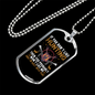 Okay Hunting Necklace Stainless Steel or 18k Gold Dog Tag 24" Chain-Express Your Love Gifts