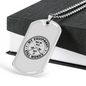 Old But Still Works Fishing Necklace Stainless Steel or 18k Gold Dog Tag 24" Chain-Express Your Love Gifts