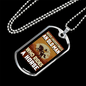 Old Man Who Rides a Horse Horse Necklace Stainless Steel or 18k Gold Dog Tag 24" Chain-Express Your Love Gifts