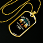 Omg Guys Christian Necklace Stainless Steel or 18k Gold Dog Tag 24" Chain-Express Your Love Gifts