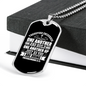 One Another And Build Christian Necklace Stainless Steel or 18k Gold Dog Tag 24" Chain-Express Your Love Gifts
