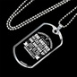 One Another And Build Christian Necklace Stainless Steel or 18k Gold Dog Tag 24" Chain-Express Your Love Gifts