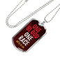 One Blood One Race Acts 17:26 Necklace Stainless Steel or 18k Gold Dog Tag 24" Chain-Express Your Love Gifts