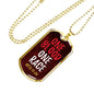 One Blood One Race Acts 17:26 Necklace Stainless Steel or 18k Gold Dog Tag 24" Chain-Express Your Love Gifts