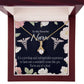 One of a Kind Healthcare Medical Worker Nurse Appreciation Gift Alluring Ribbon Necklace Message Card-Express Your Love Gifts