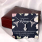 One of a Kind Healthcare Medical Worker Nurse Appreciation Gift Alluring Ribbon Necklace Message Card-Express Your Love Gifts