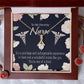 One of a Kind Healthcare Medical Worker Nurse Appreciation Gift Alluring Ribbon Necklace Message Card-Express Your Love Gifts