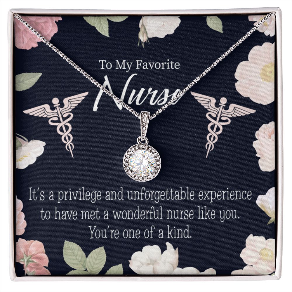 One of a Kind Healthcare Medical Worker Nurse Appreciation Gift Eternal Hope Necklace Message Card-Express Your Love Gifts