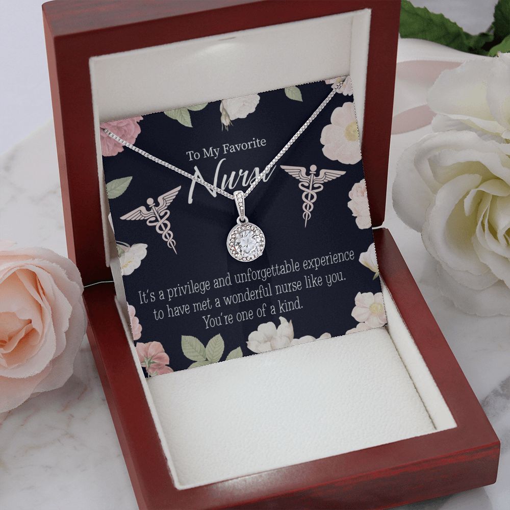 One of a Kind Healthcare Medical Worker Nurse Appreciation Gift Eternal Hope Necklace Message Card-Express Your Love Gifts