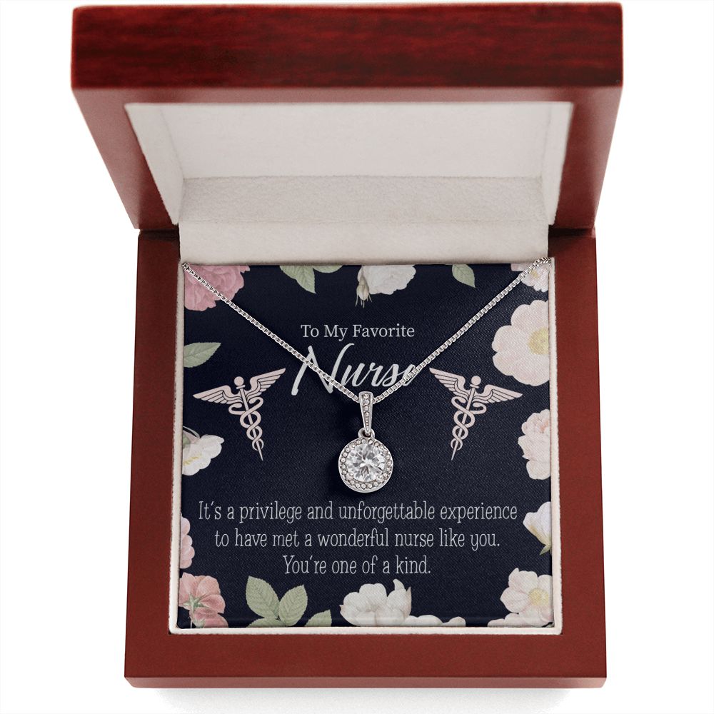 One of a Kind Healthcare Medical Worker Nurse Appreciation Gift Eternal Hope Necklace Message Card-Express Your Love Gifts