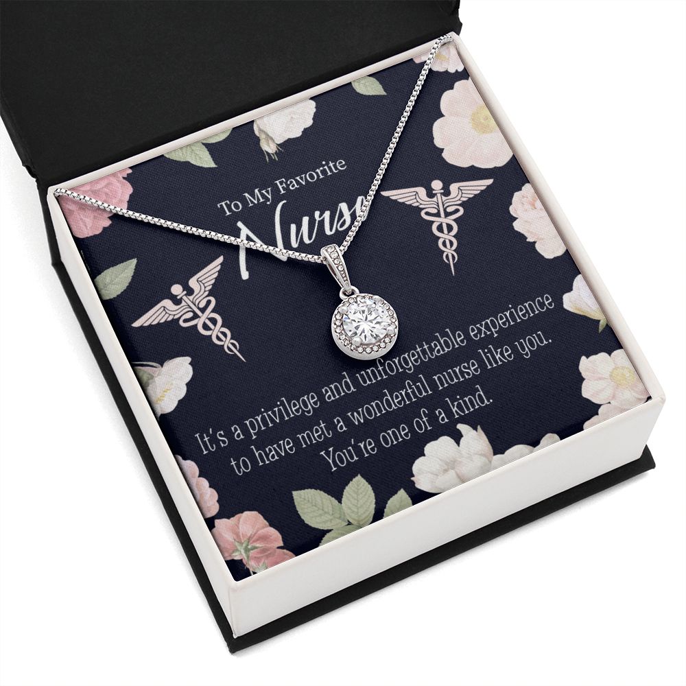 One of a Kind Healthcare Medical Worker Nurse Appreciation Gift Eternal Hope Necklace Message Card-Express Your Love Gifts